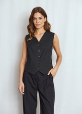 BS Una Slim Fit Vest - Black