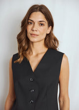 BS Una Slim Fit Vest - Black