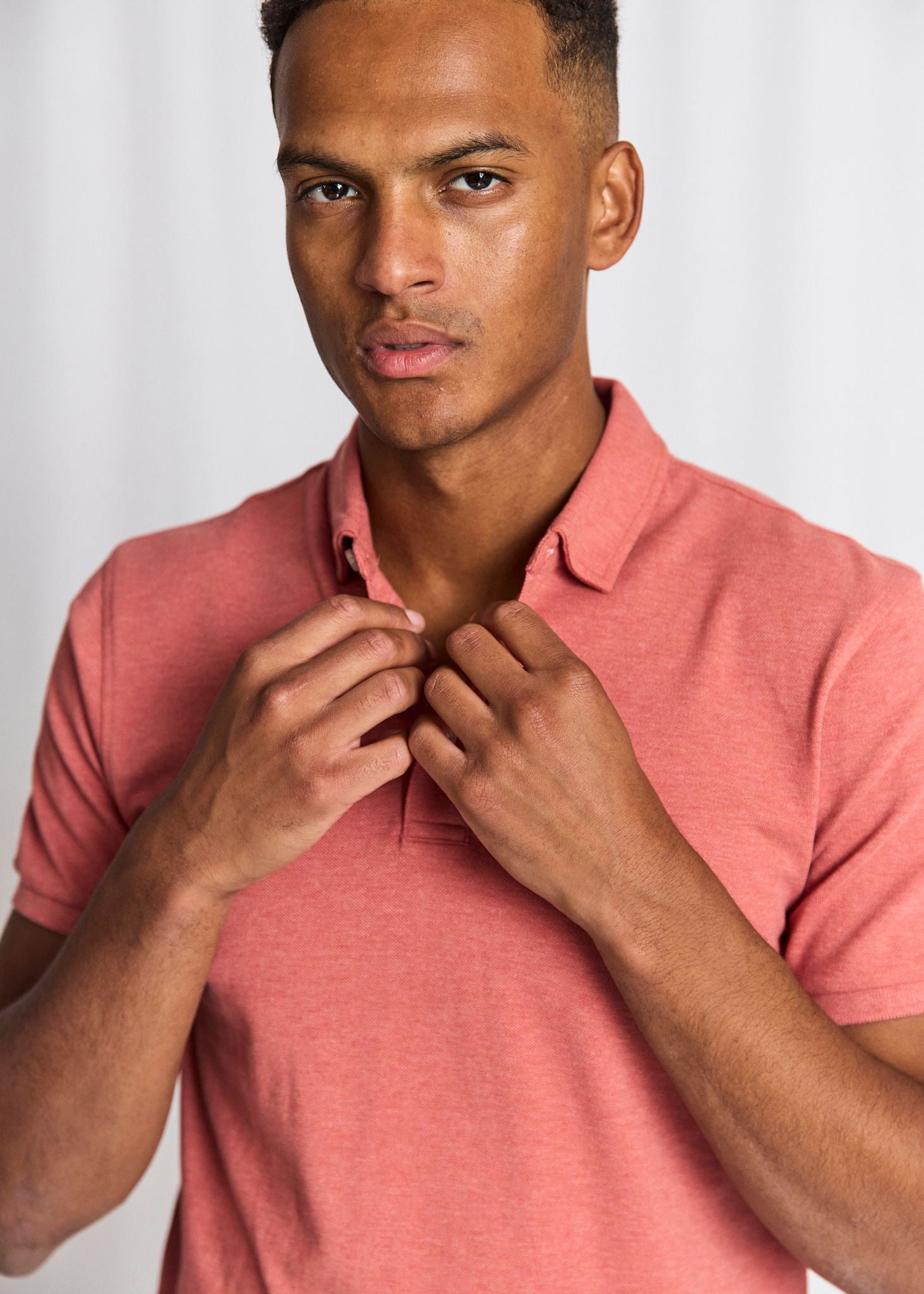 BS Baldo Regular Fit Polo - Dusty Clay