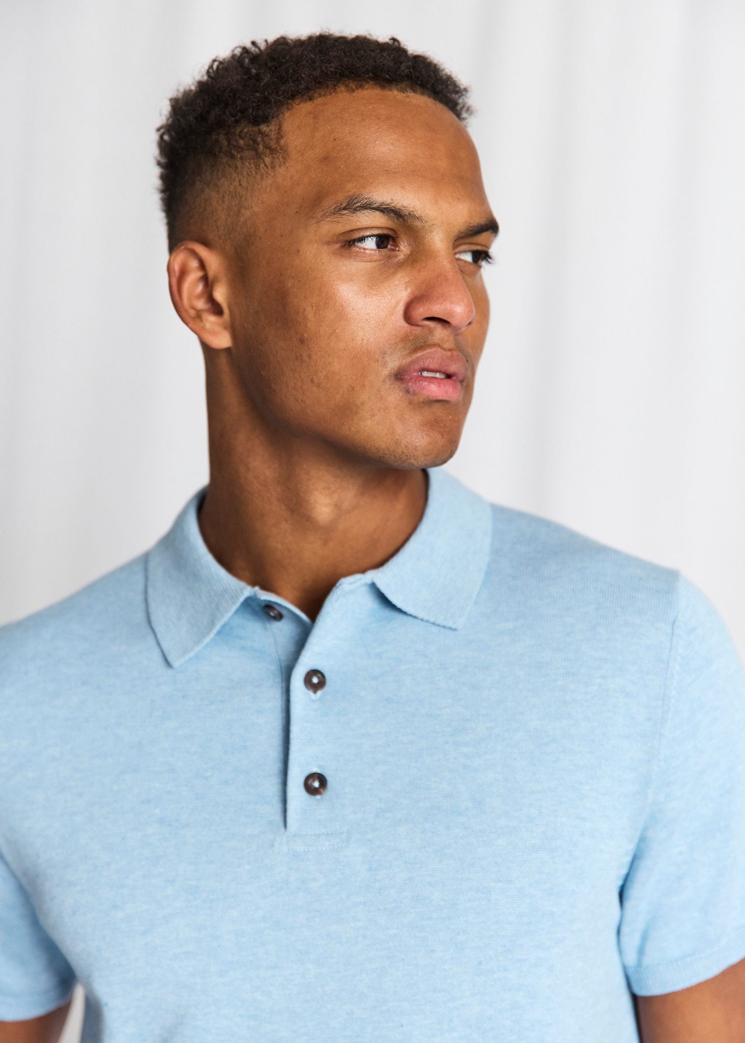 BS Baldo Regular Fit Polo - Light Blue