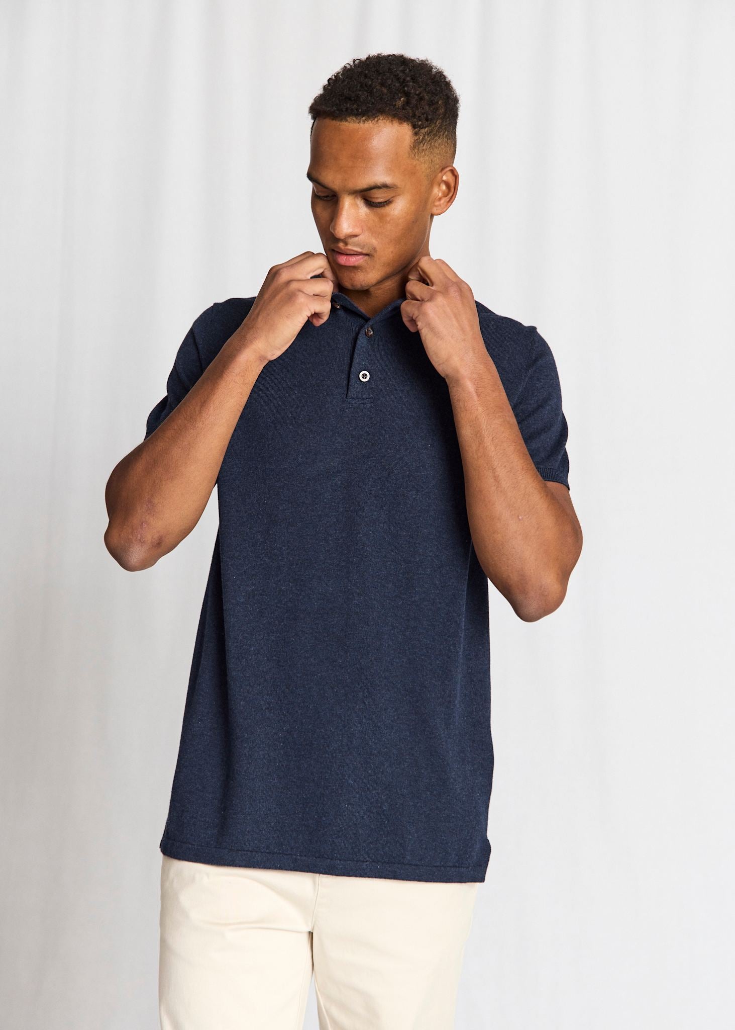 BS Baldo Regular Fit Polo - Thunder