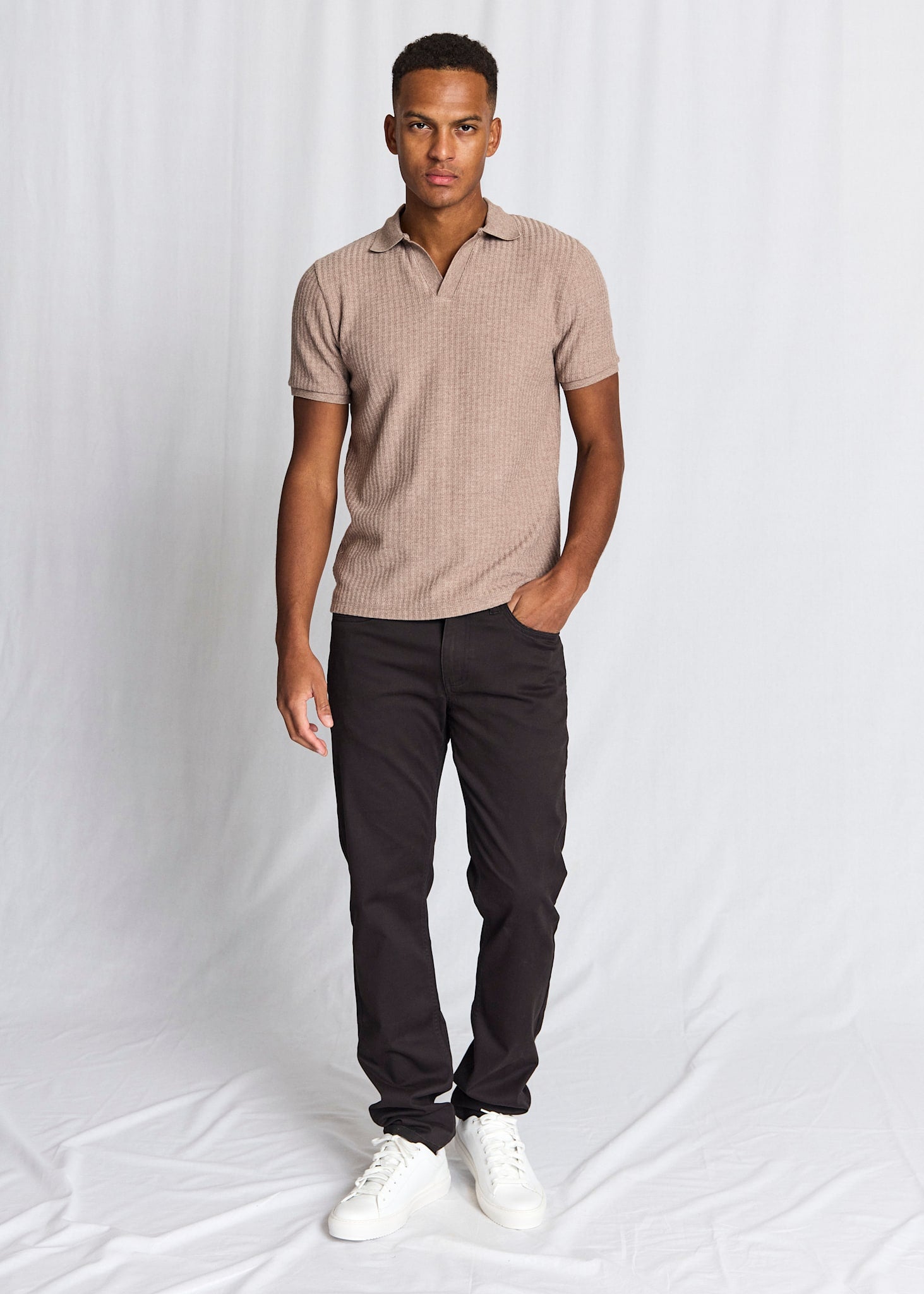 BS Santino Regular Fit Polo - Mink
