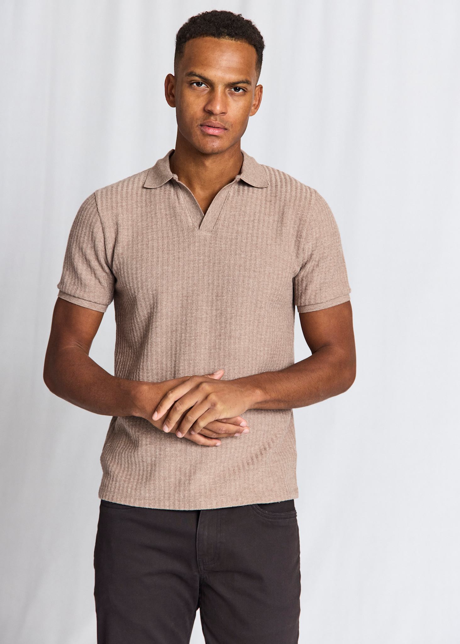 BS Santino Regular Fit Polo - Mink