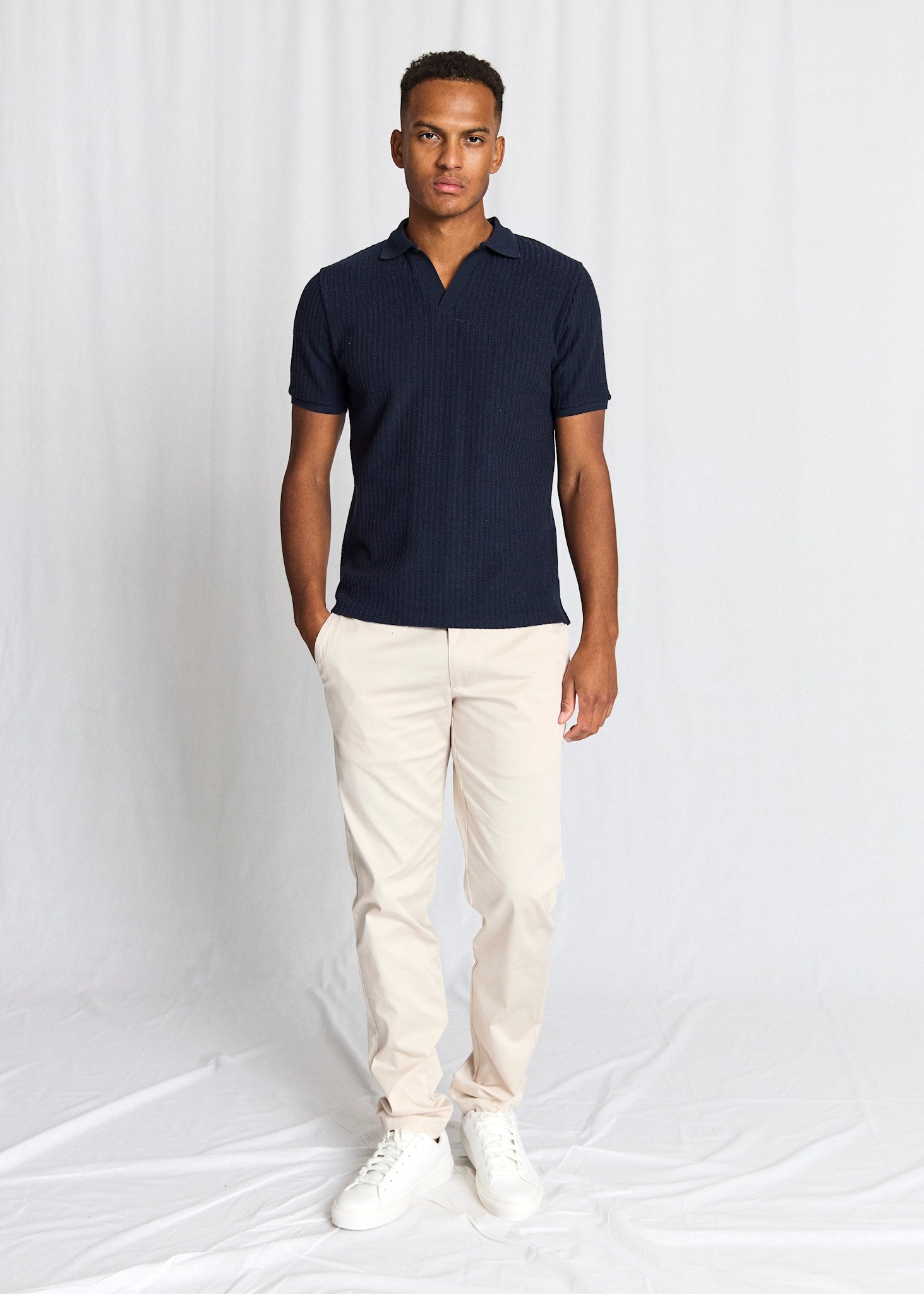 BS Santino Regular Fit Polo - Navy
