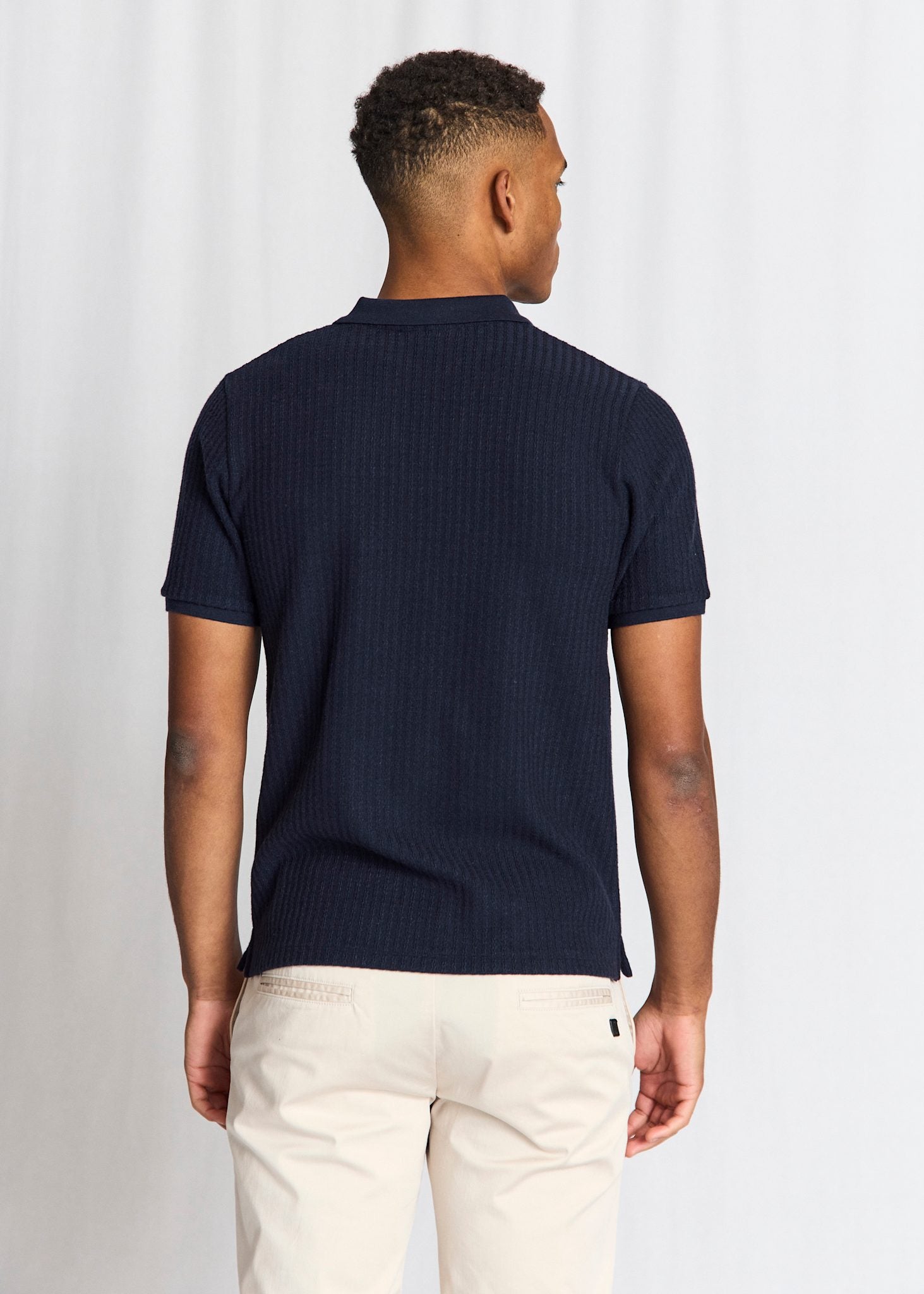BS Santino Regular Fit Polo - Navy