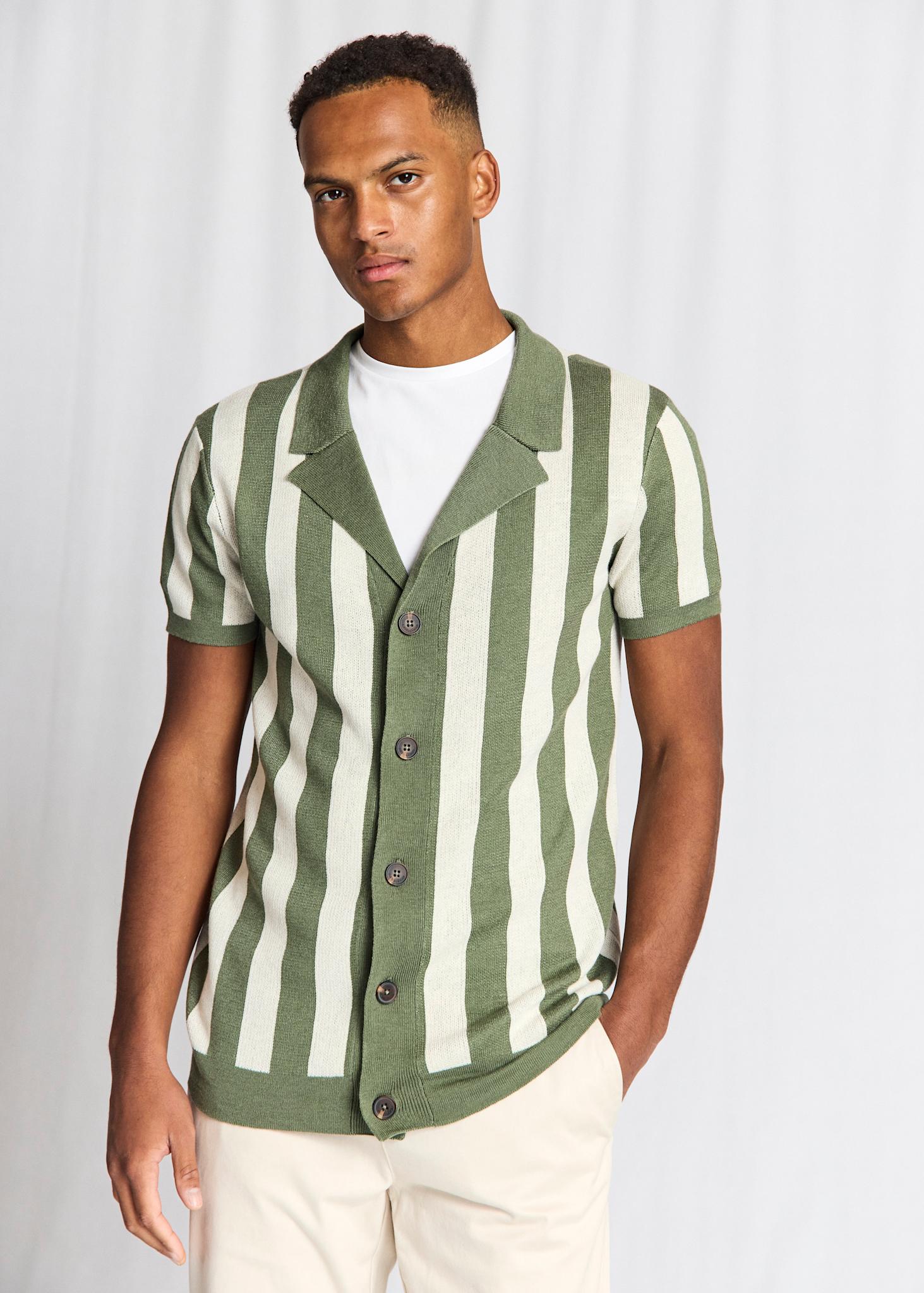 BS Romeo Regular Fit Pikétröja - Green/White