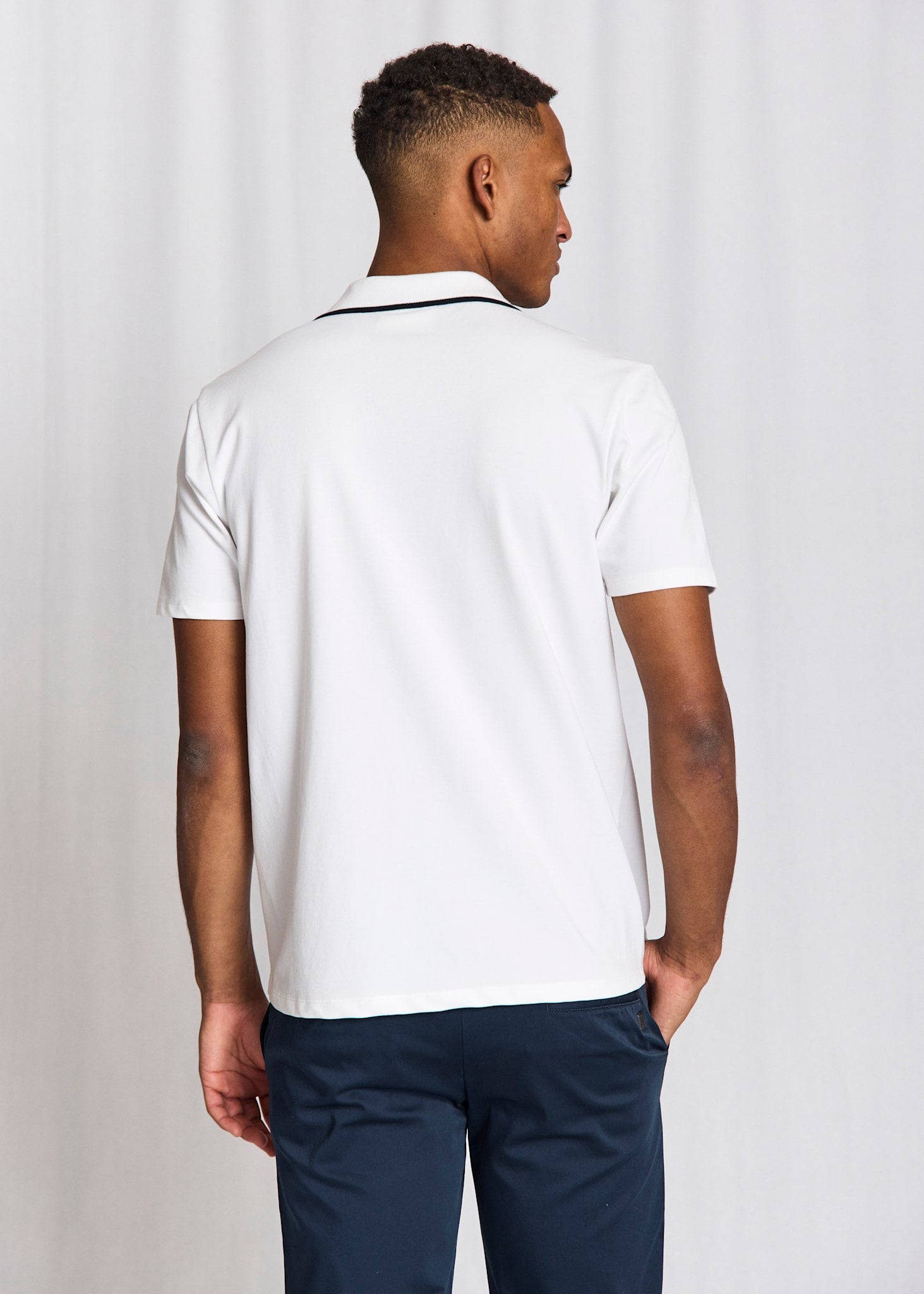 BS Syros Regular Fit Polo Shirt - White