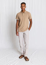 BS Delos Regular Fit Polo - Brown
