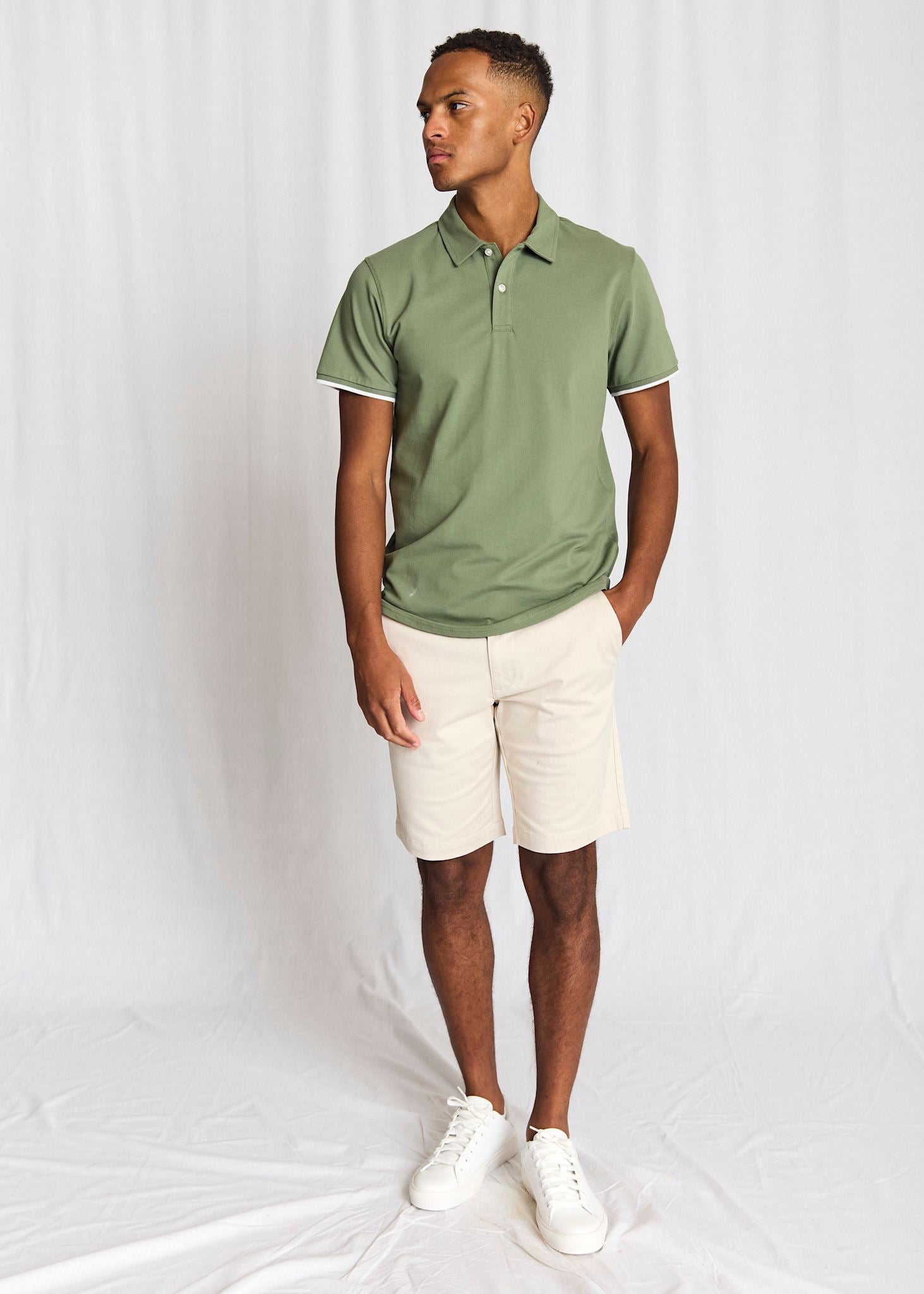 BS Delos Regular Fit Polo - Green