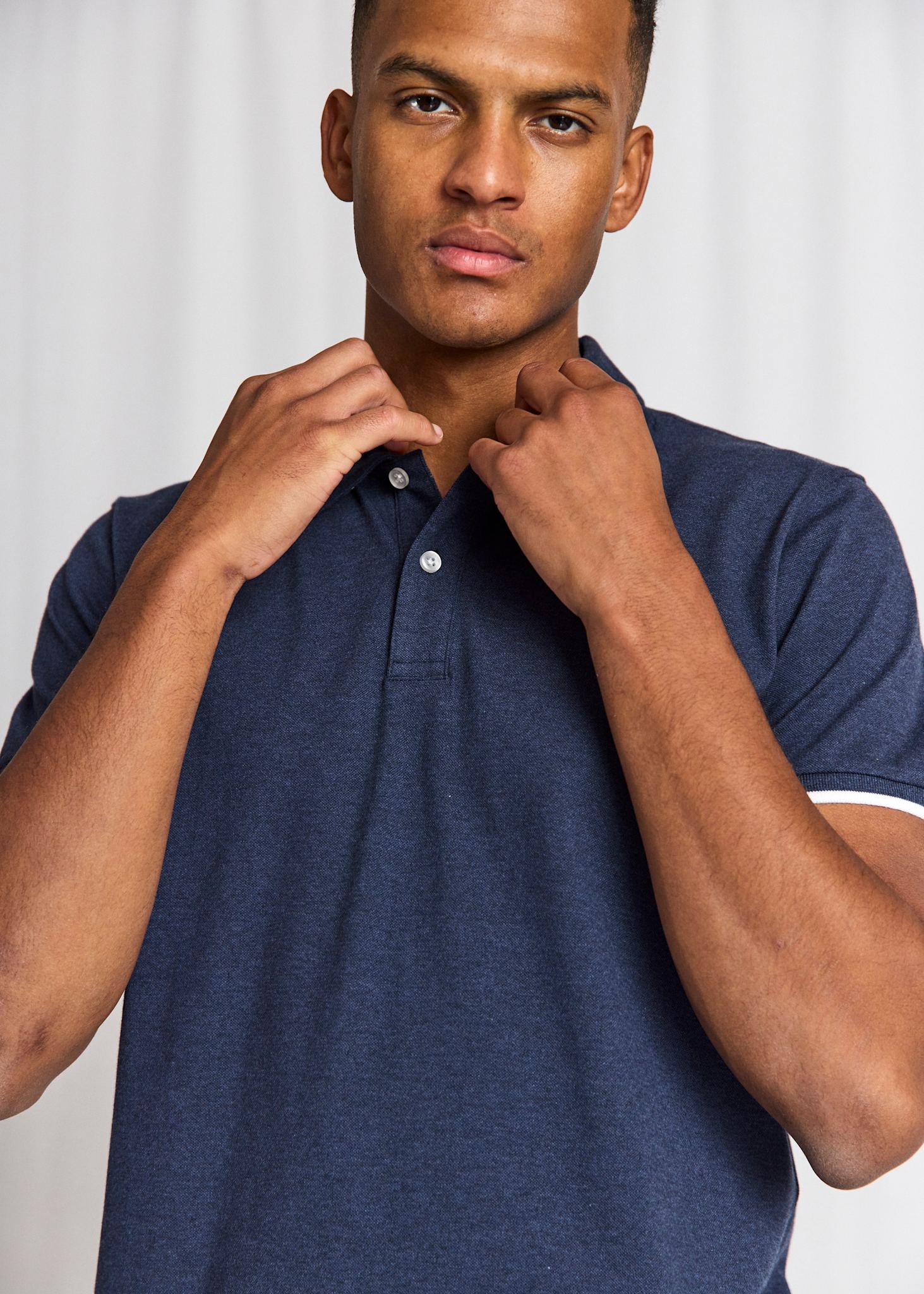 BS Delos Regular Fit Pikétröja - Ocean