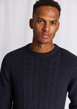 BS Adriano Regular Fit Strik - Navy