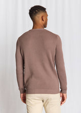 BS Raffaele Regular Fit Strik - Greige