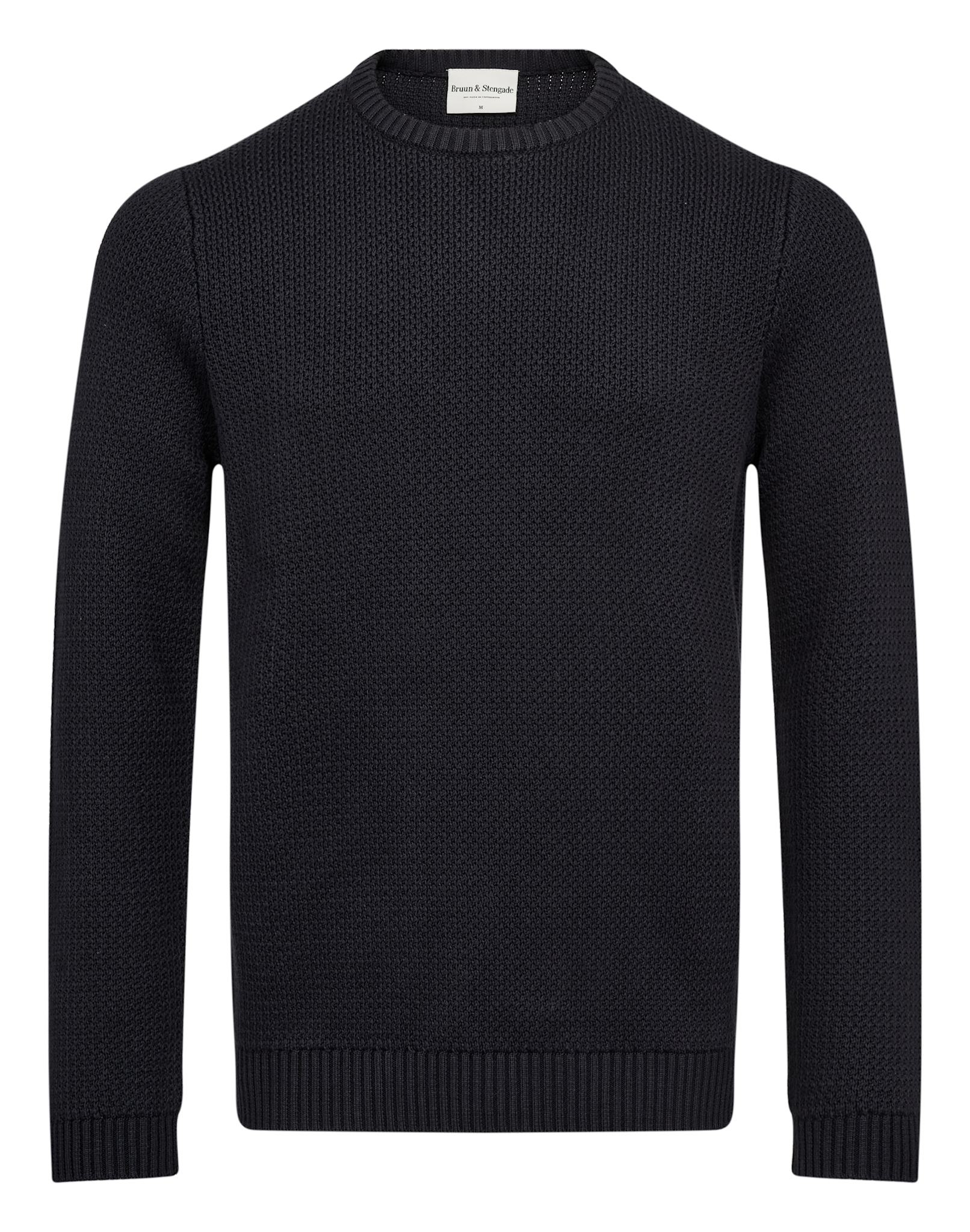 BS Raffaele Regular Fit Strik - Navy