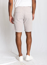 BS Elio Regular Fit Shorts - Brown/White