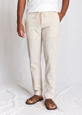 BS Vincente Regular Fit Chinos - Beige/White