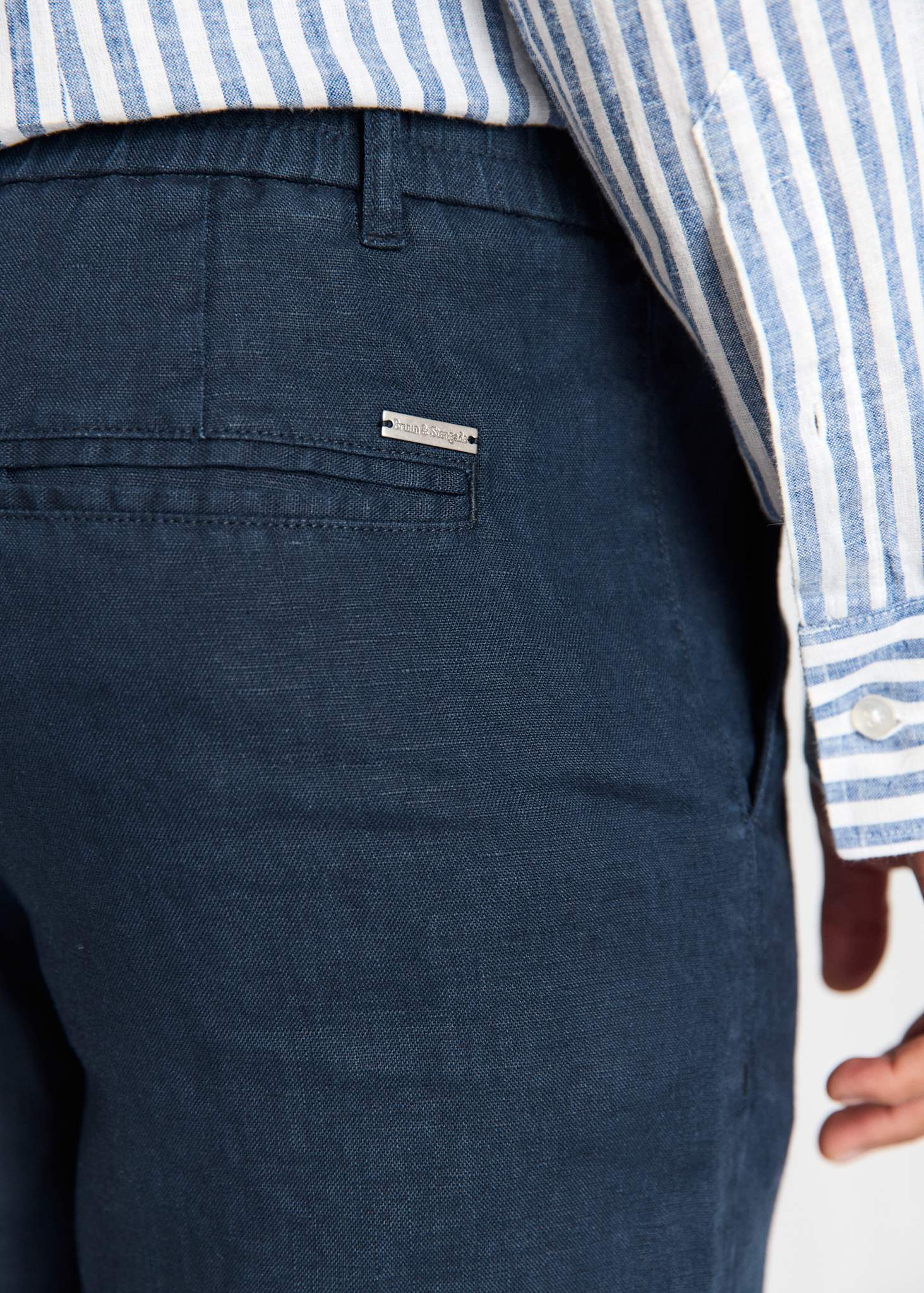 BS Ginos Regular Fit Chinos - Navy