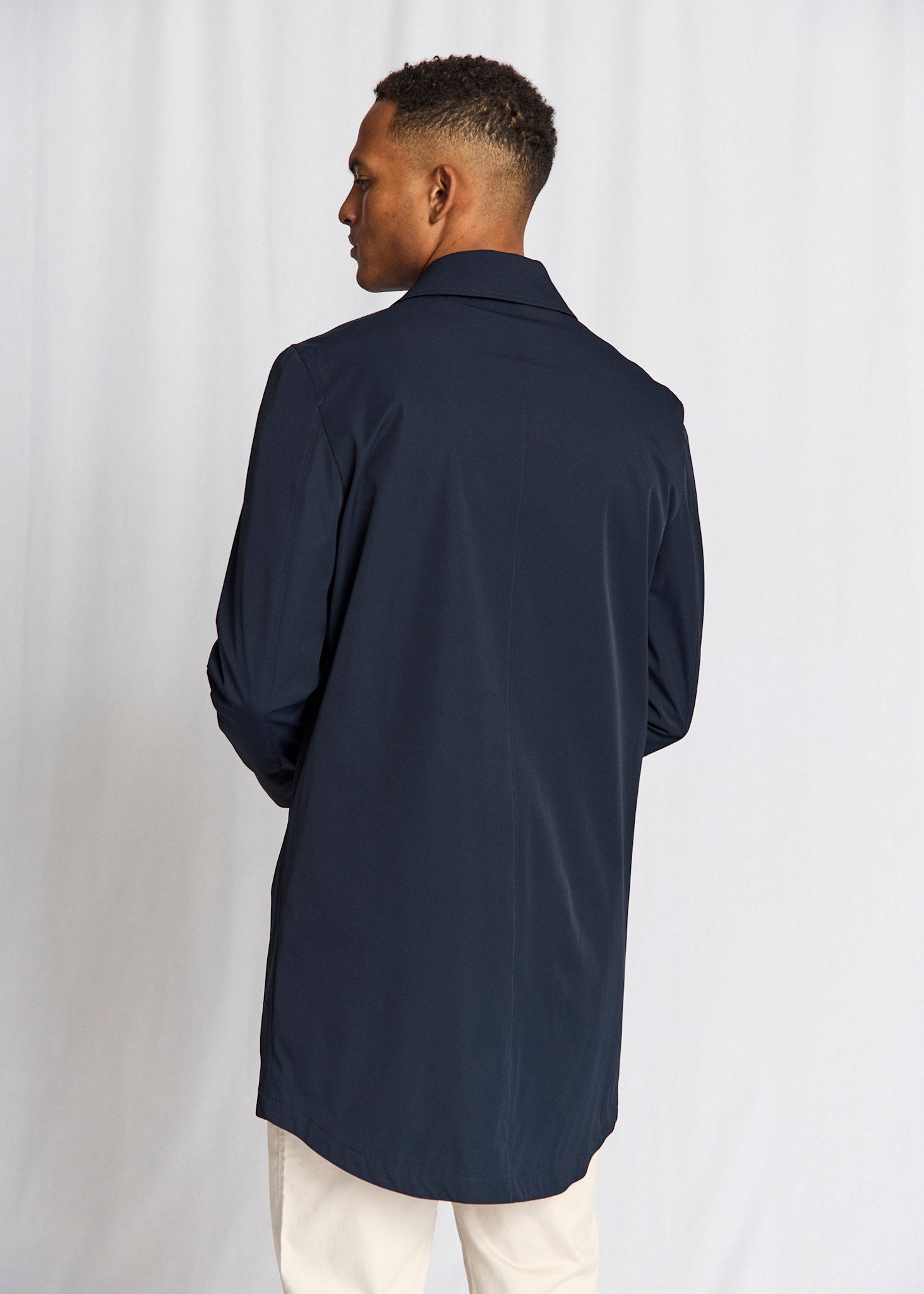 BS Novello Regular Fit Coat - Navy