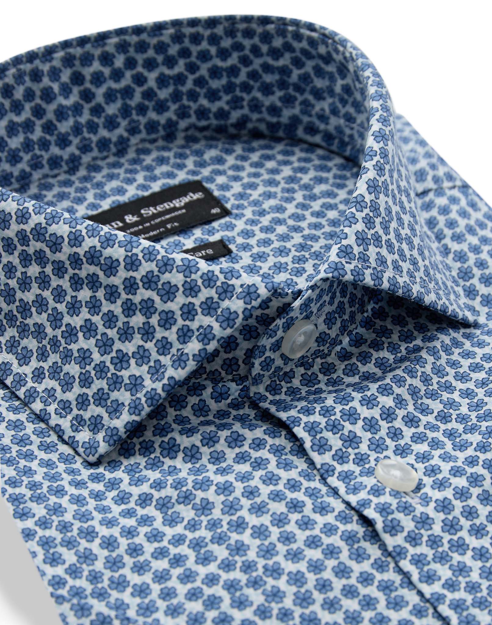 BS Ludovic Modern Fit Skjorta - Blue