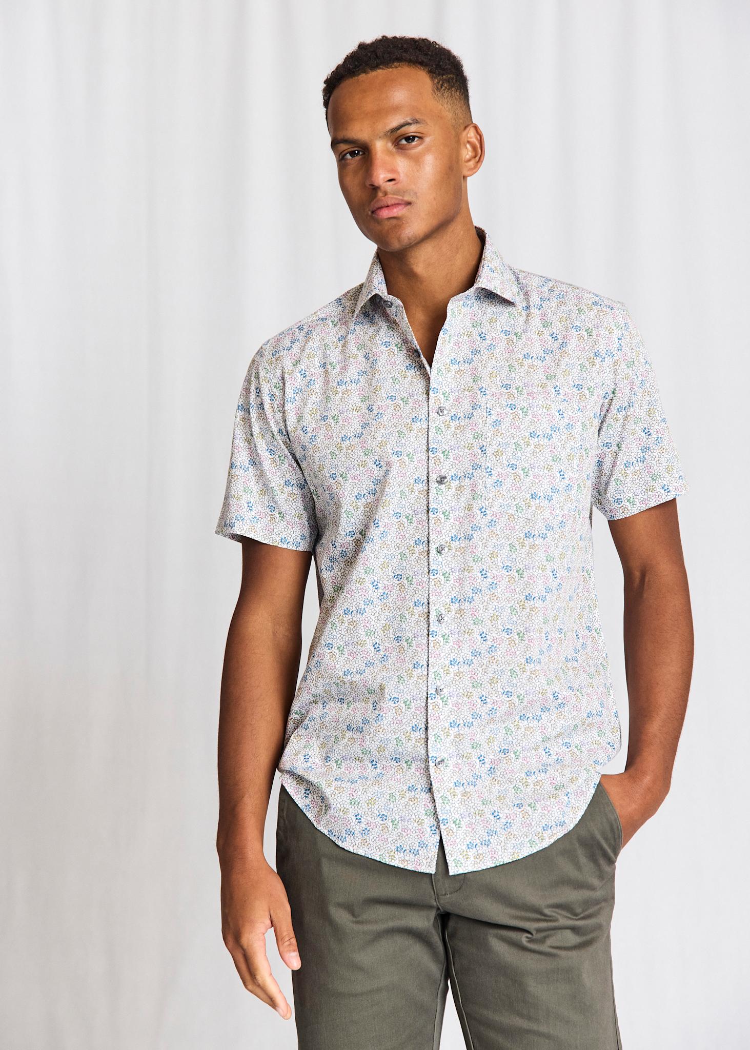 BS Luka Modern Fit Skjorte - White