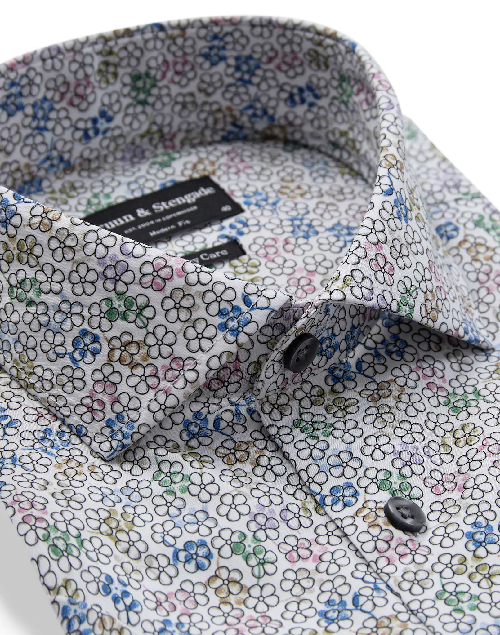 BS Luka Modern Fit Skjorte - White