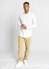 BS Buric Slim Fit Skjorte - White