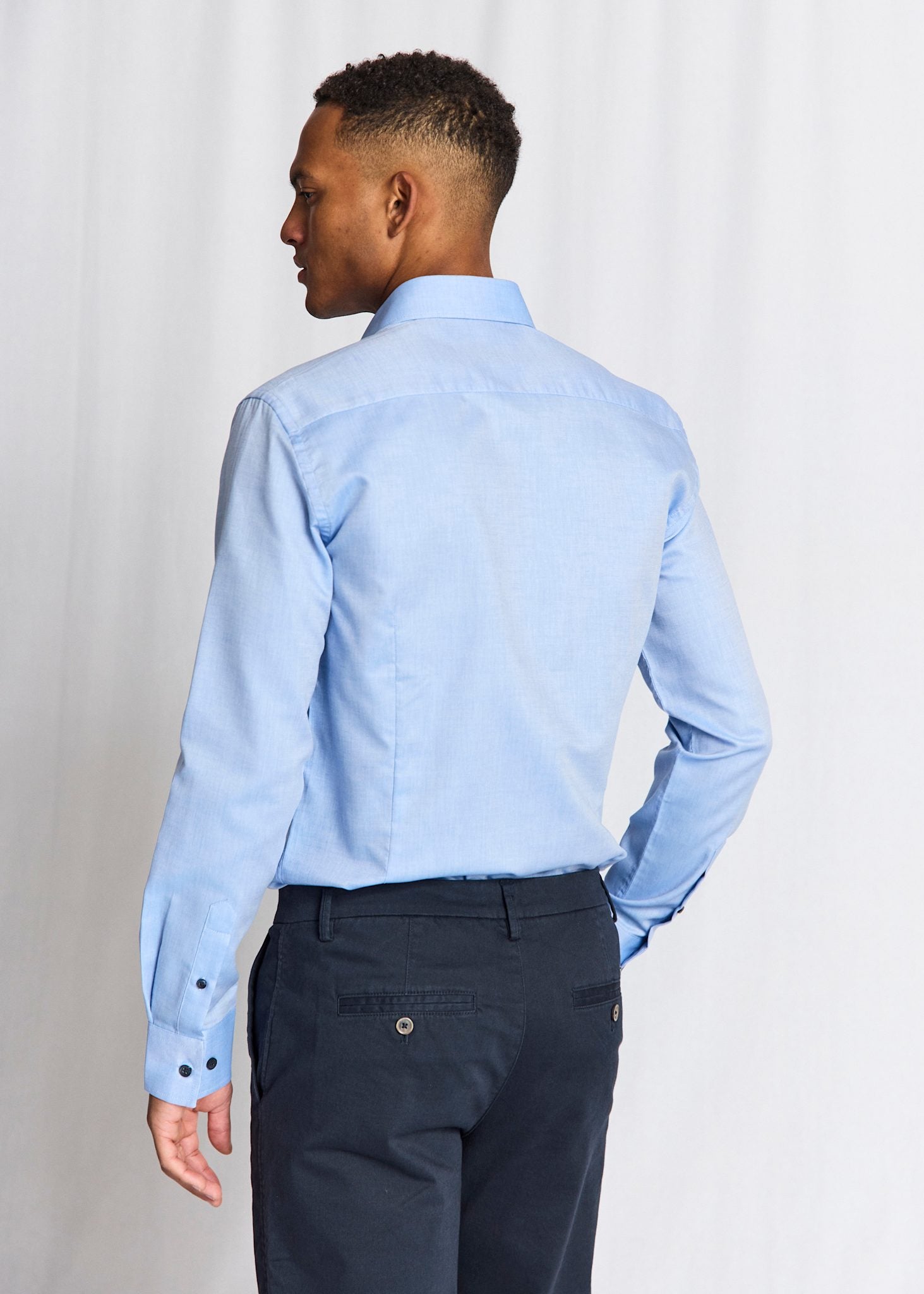 BS Hendrik Slim Fit Skjorta - Blue