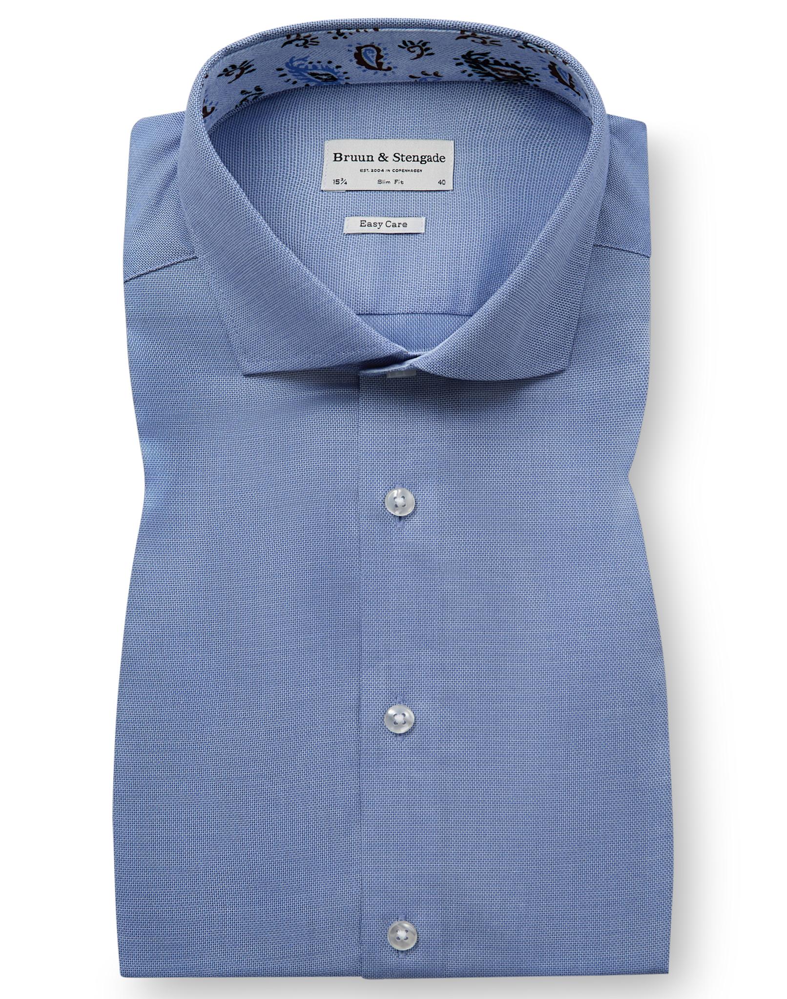 BS Duarte Slim Fit Skjorte - Blue