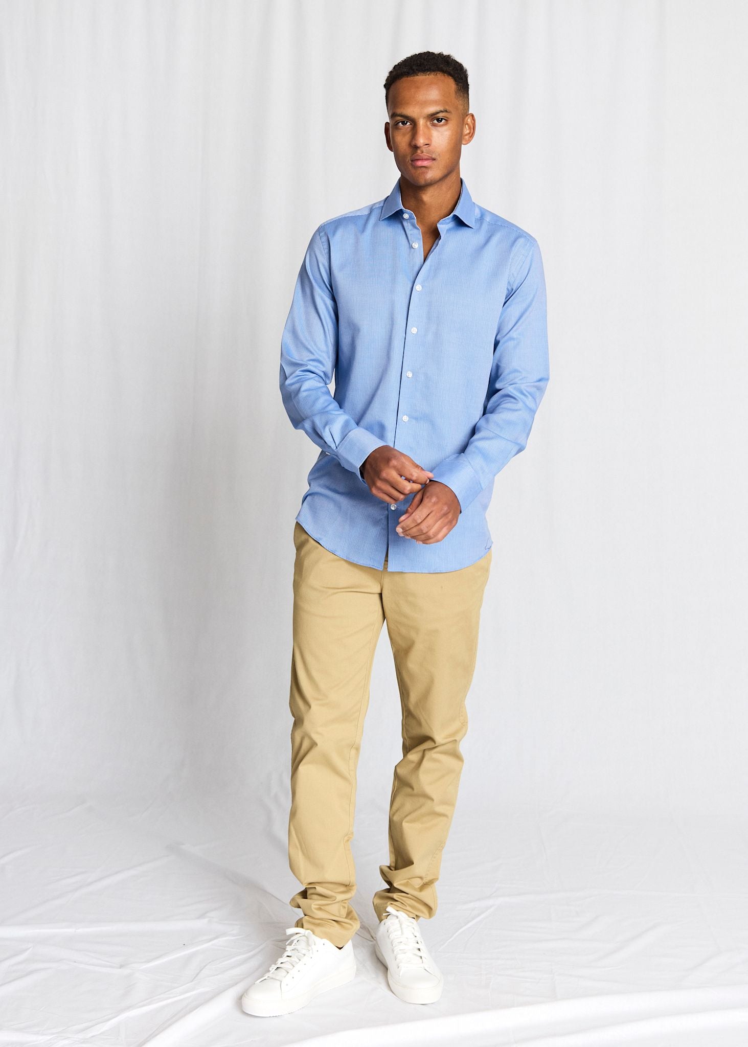 BS Urban Slim Fit Skjorte - Blue