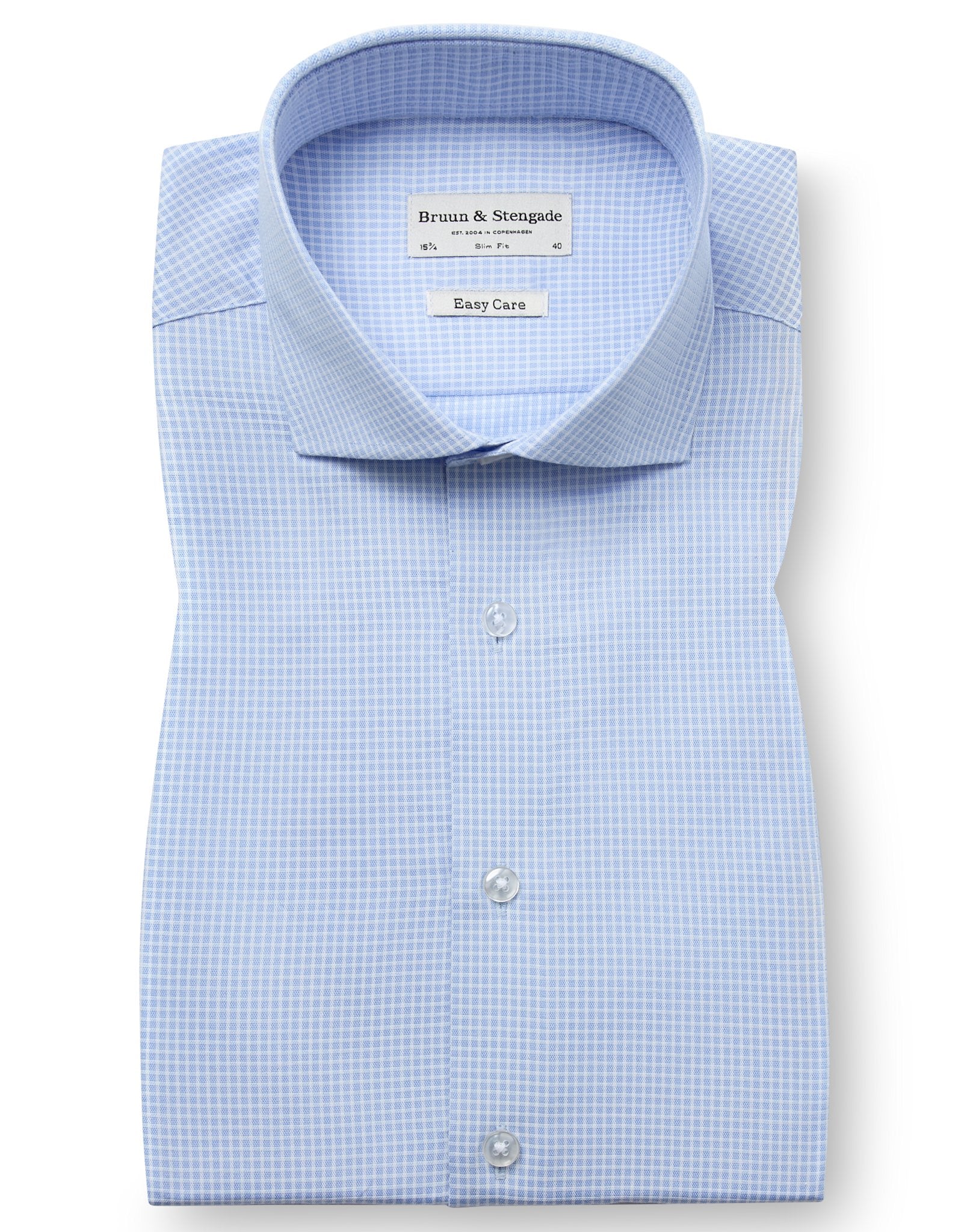 BS Djukic Slim Fit Skjorte - Light Blue
