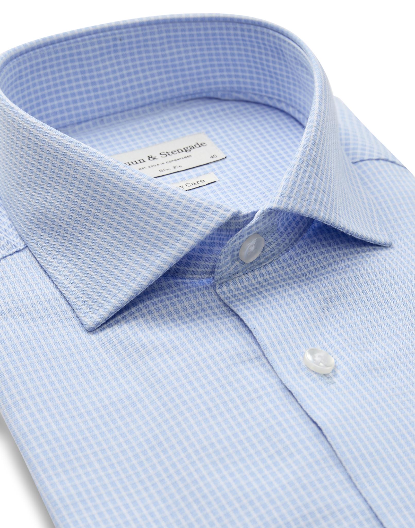 BS Djukic Slim Fit Skjorte - Light Blue