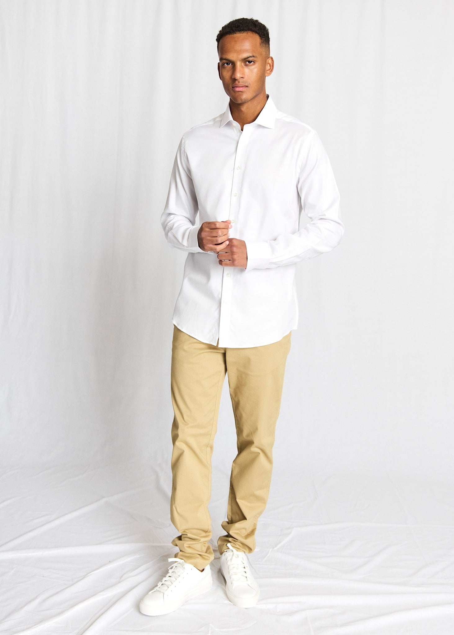 BS Benjamin Modern Fit Skjorte - White