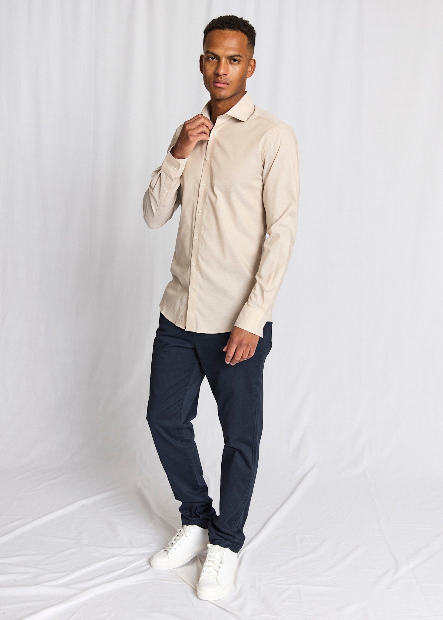 BS Canellas Modern Fit Skjorte - Sand
