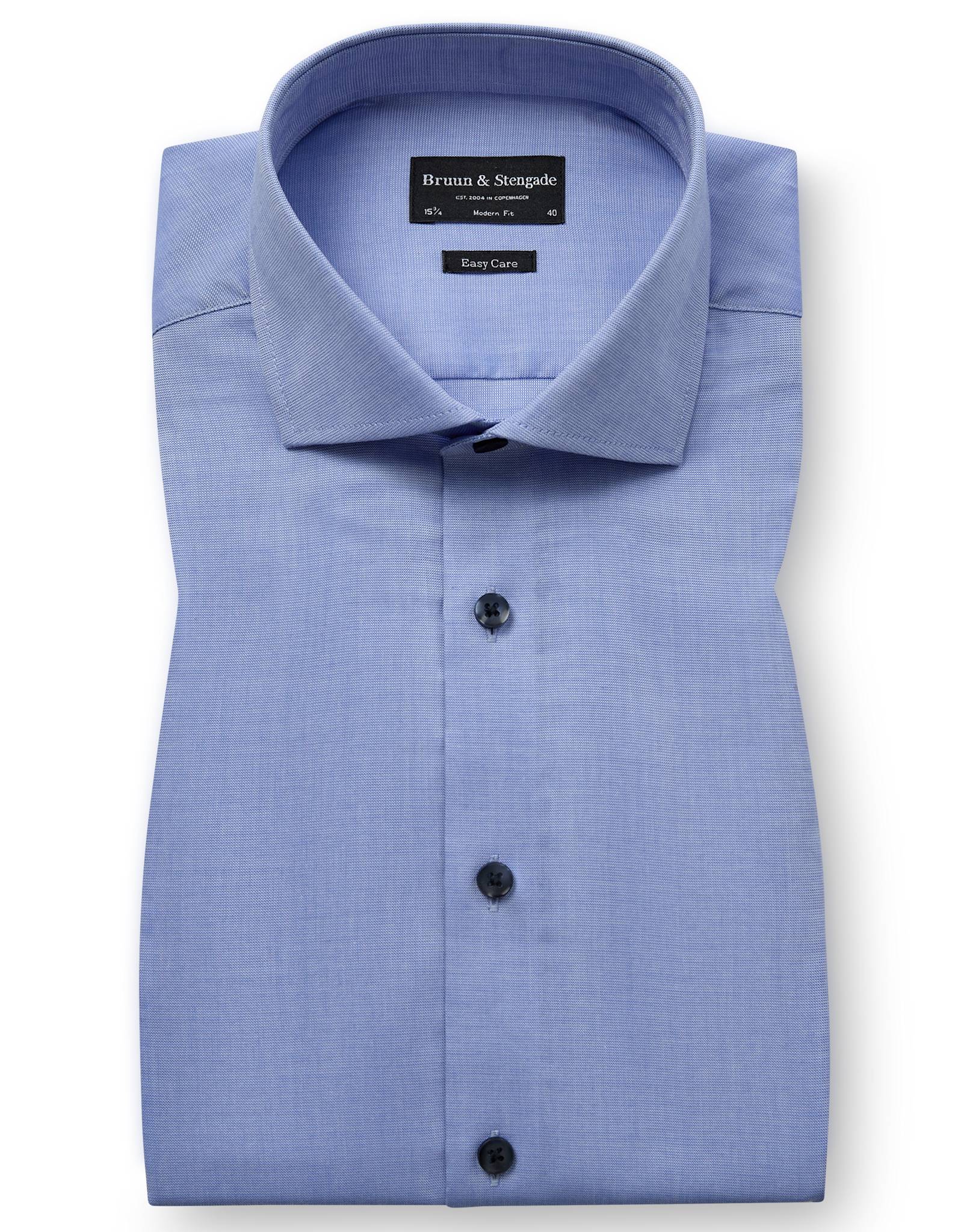 BS Ekdahl Modern Fit Skjorte - Blue
