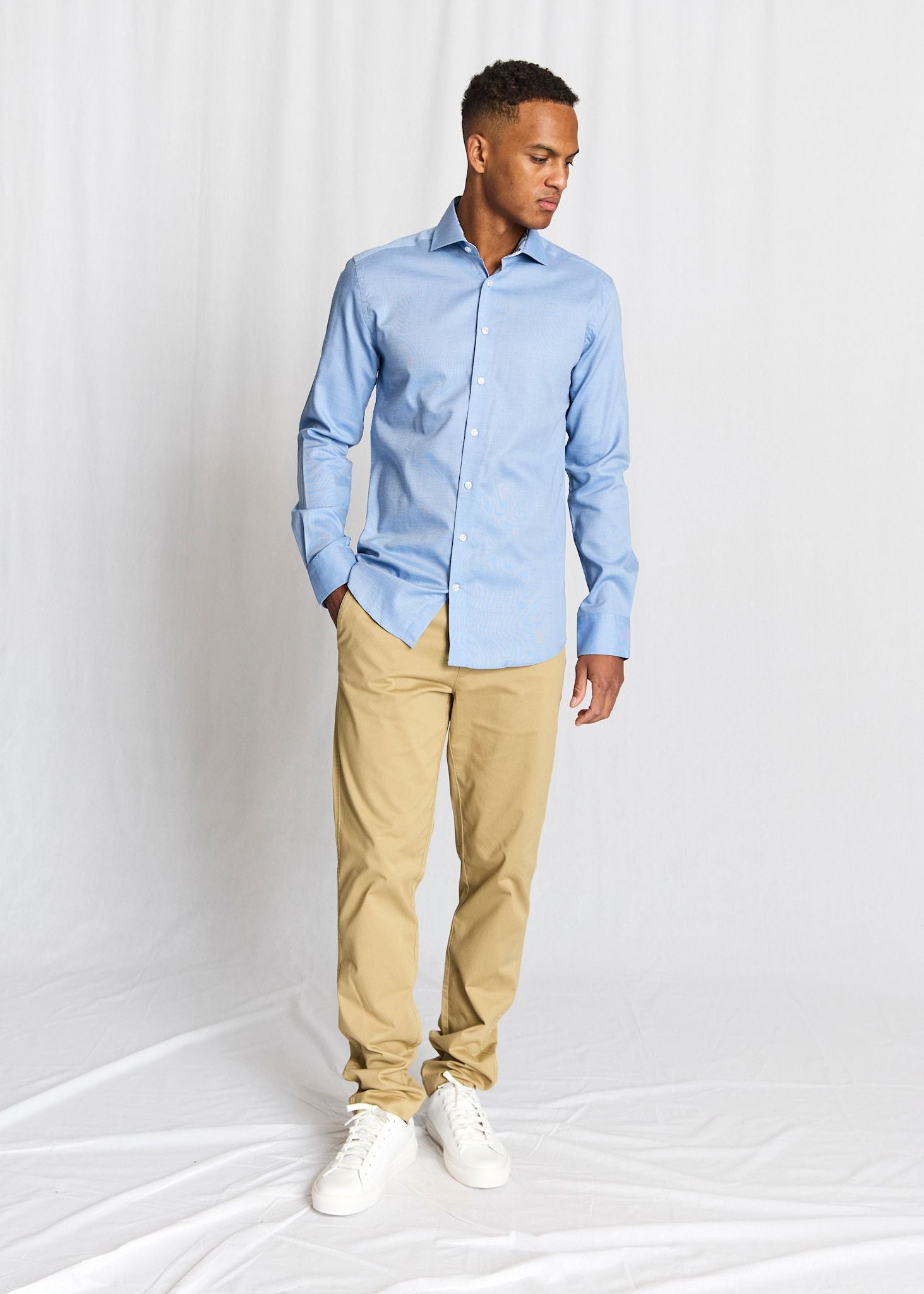 BS Gilberto Modern Fit Skjorta - Blue