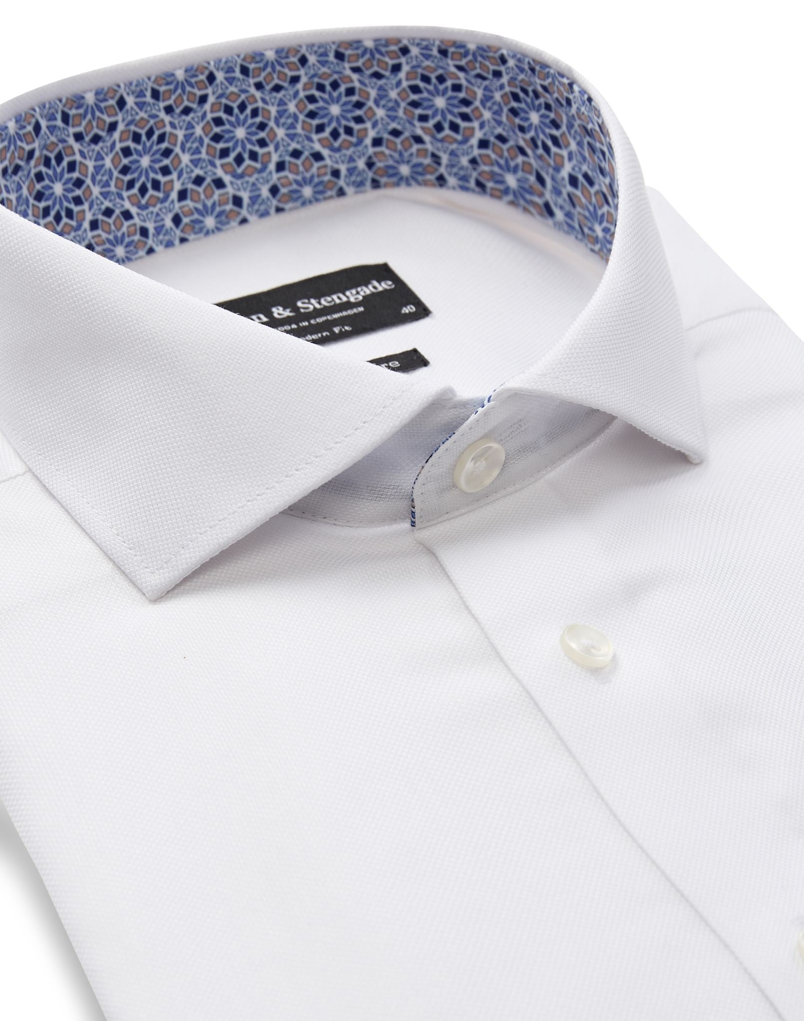 BS Kohlbacher Modern Fit Skjorte - White