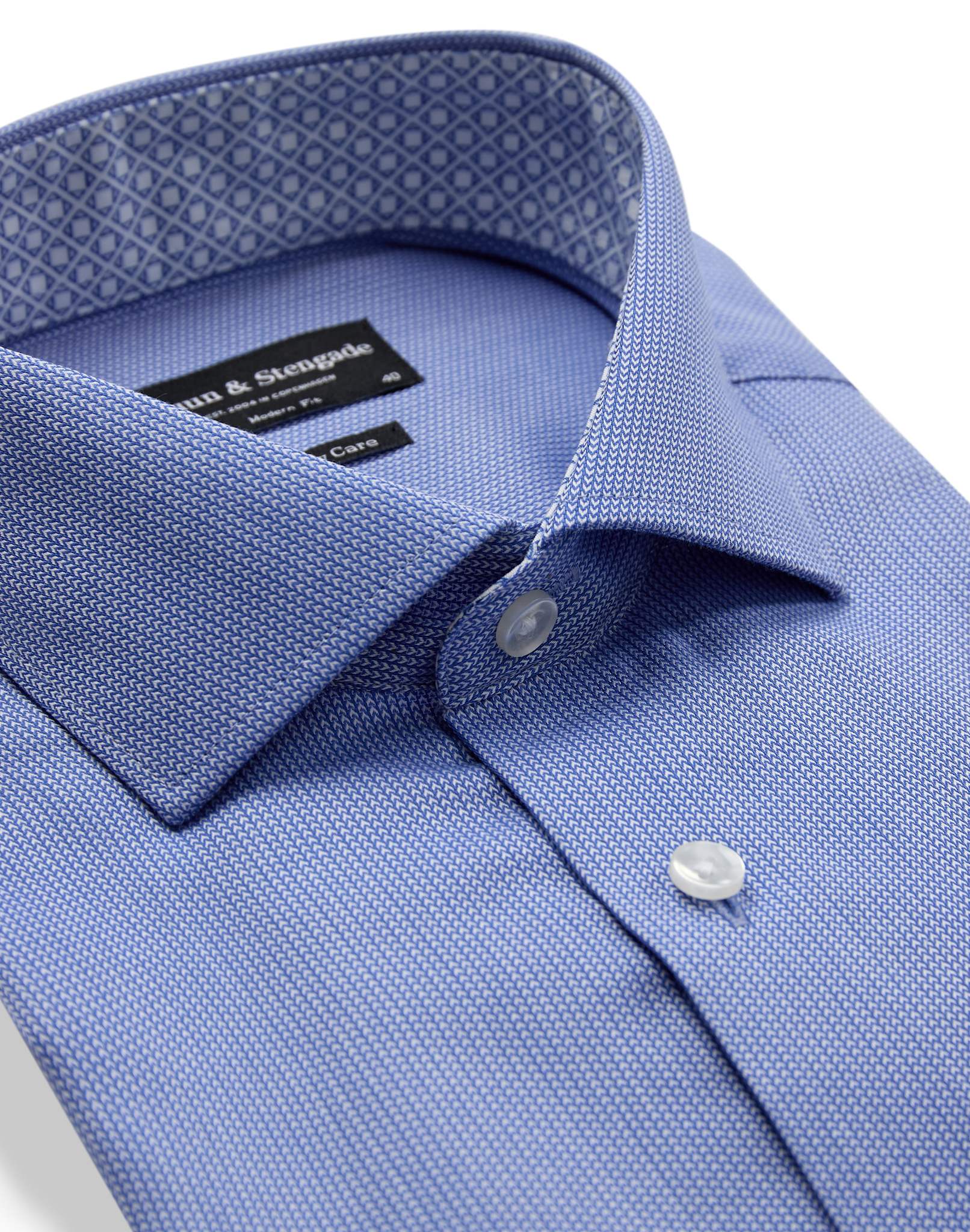 BS Landin Modern Fit Shirt - Blue