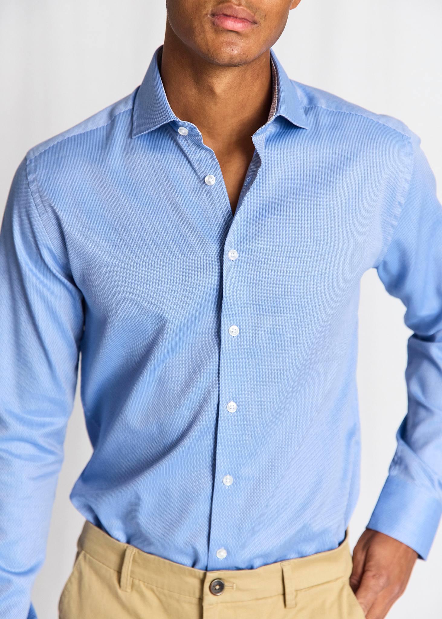 BS Landin Modern Fit Shirt - Blue