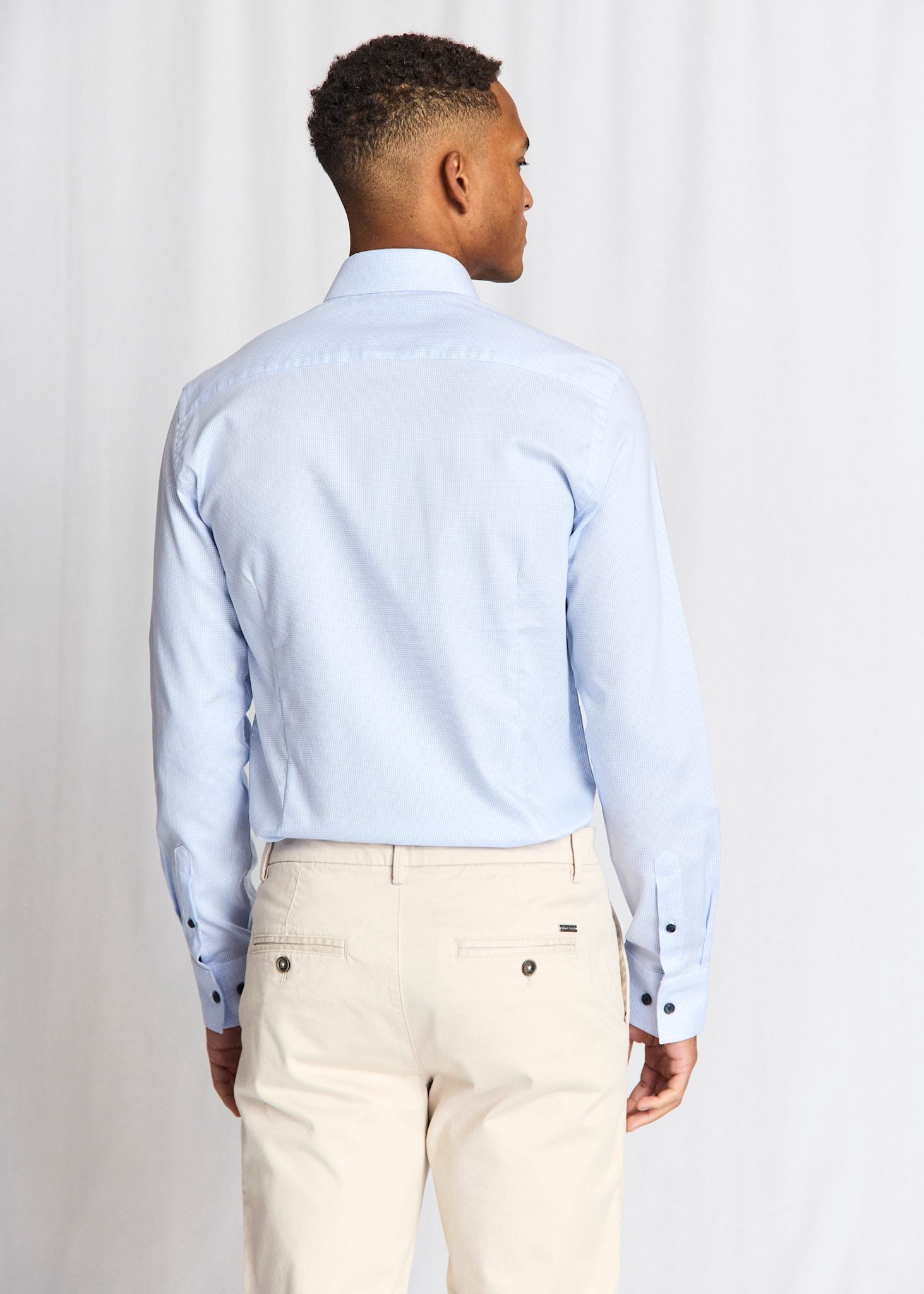 BS Langergren Modern Fit Skjorte - Light Blue
