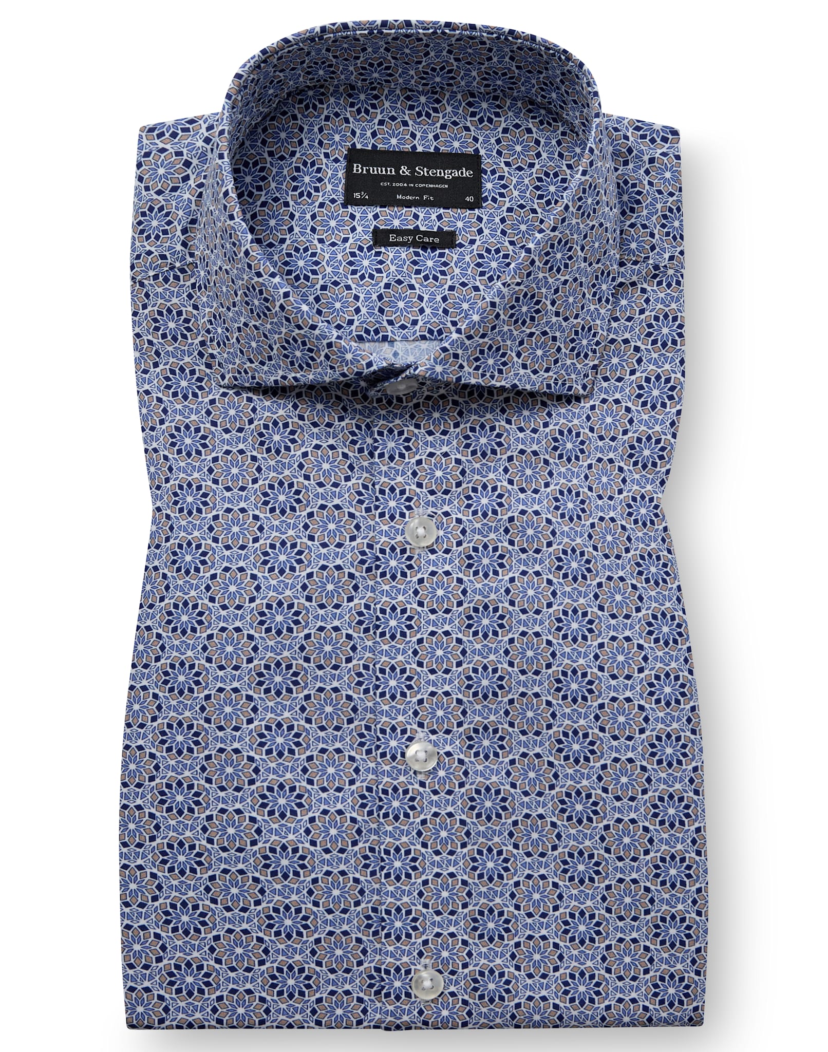 BS Soren Modern Fit Skjorta - Blue