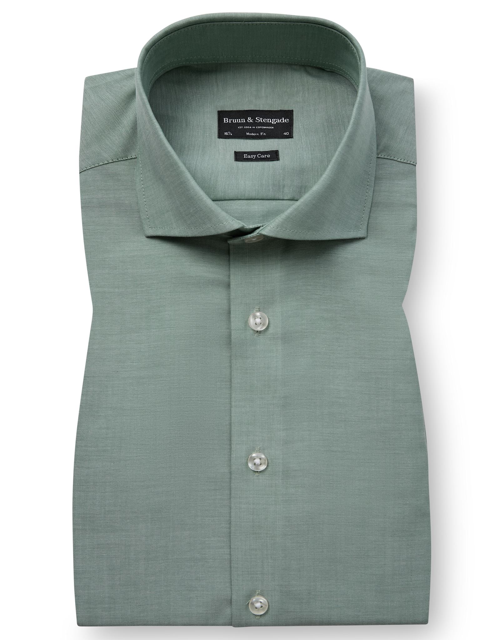 BS Striek Modern Fit Skjorte - Green