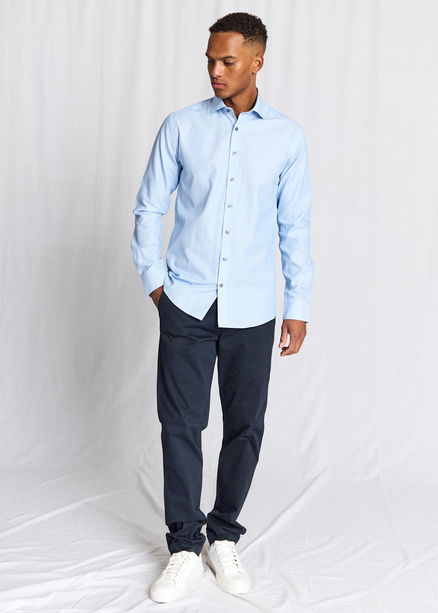 BS Thorbjorn Modern Fit Skjorte - Light Blue