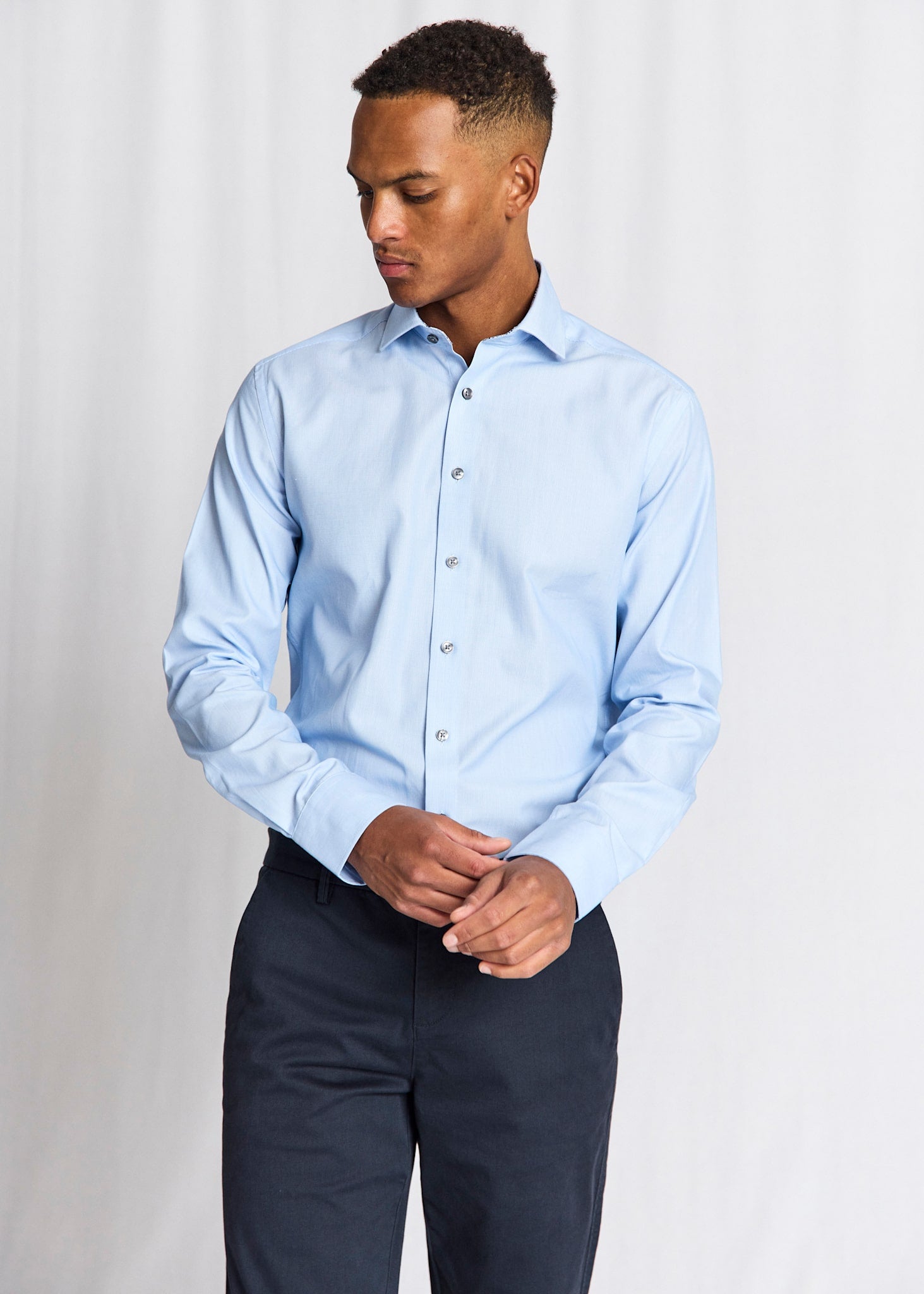 BS Thorbjorn Modern Fit Skjorte - Light Blue