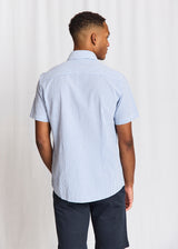 BS Keita Casual Modern Fit Skjorte - Light Blue/White