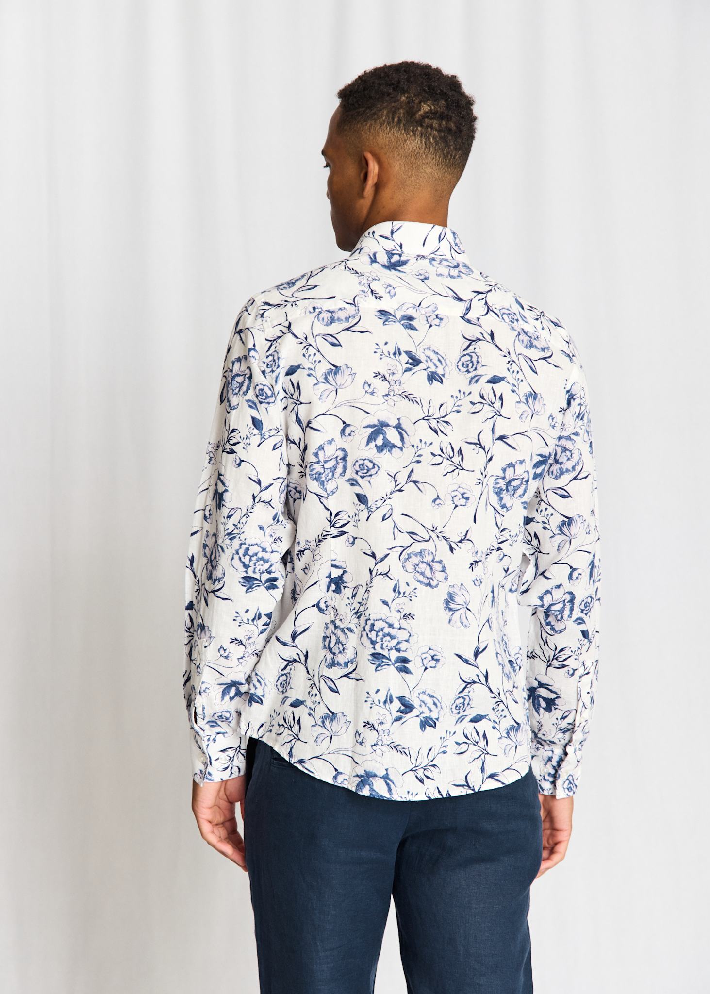 BS Mengel Casual Modern Fit Skjorte - White