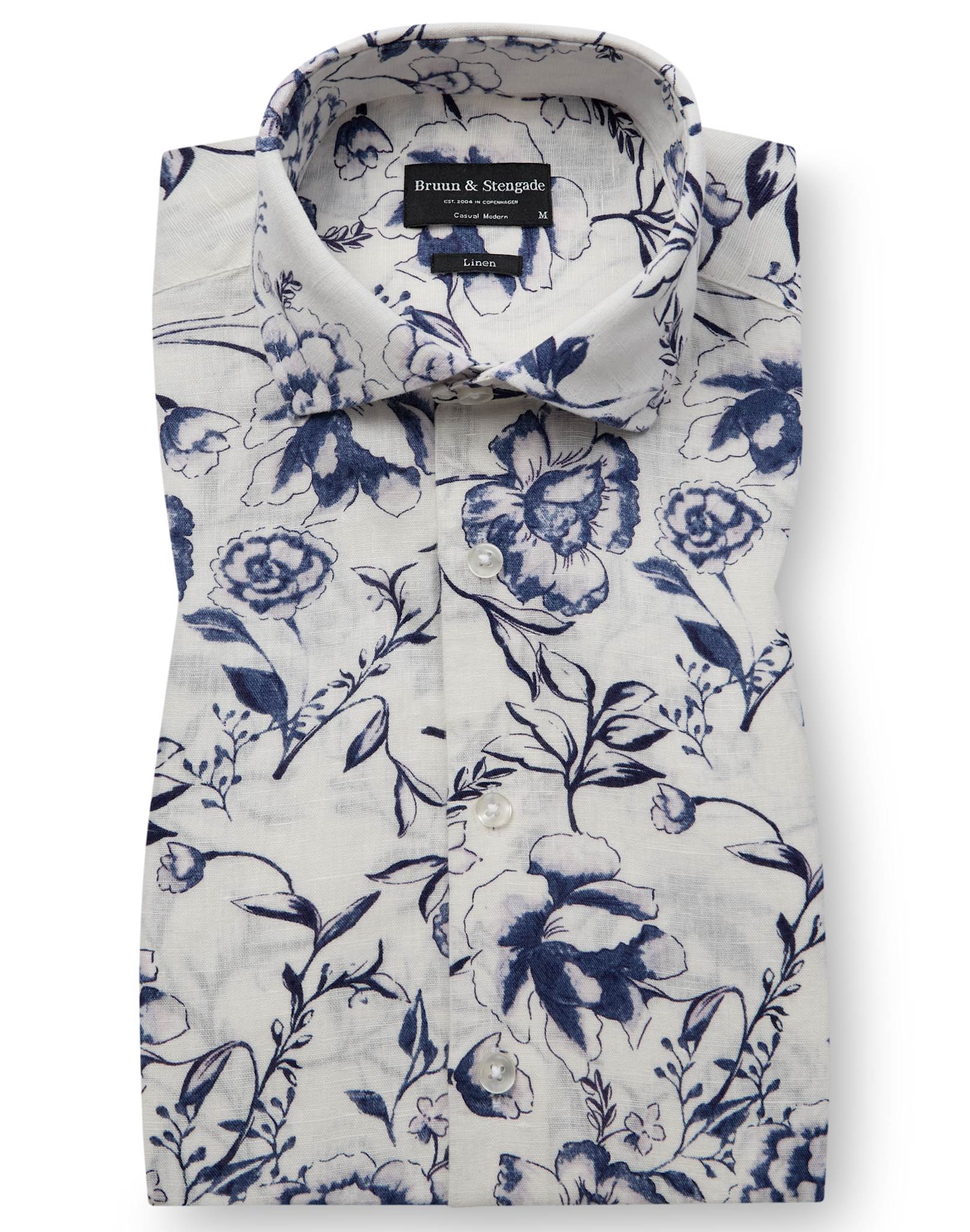 BS Mengel Casual Modern Fit Skjorte - White