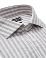 BS Rubio Casual Modern Fit Skjorte - Grey/White