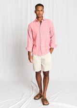 BS Tahaka Casual Modern Fit Skjorte - Pink