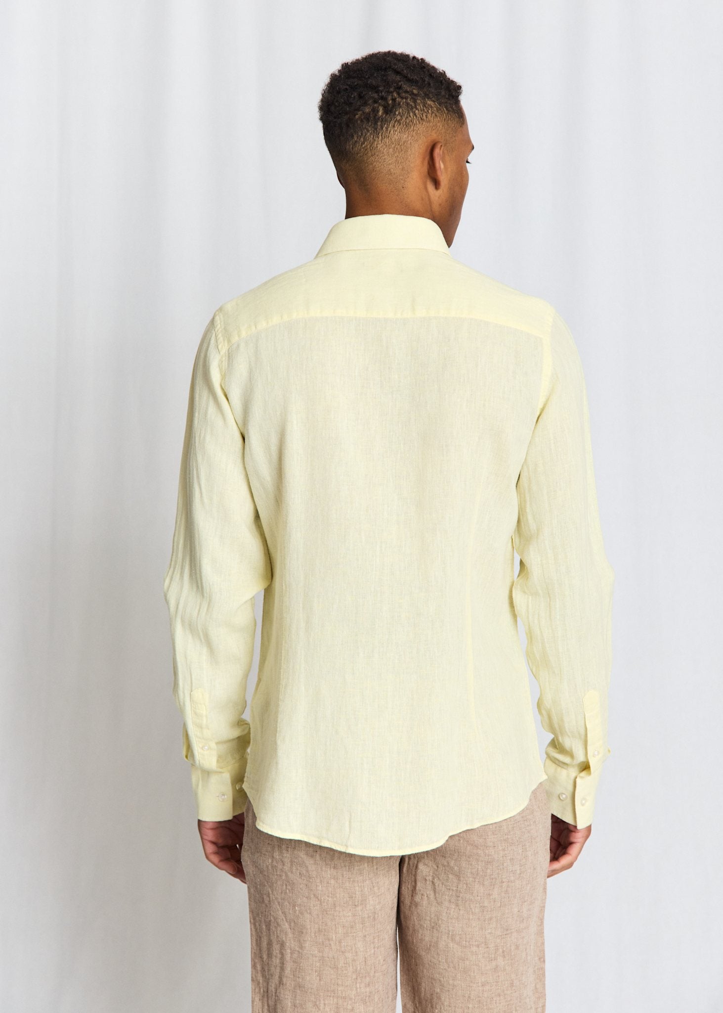 BS Tahaka Casual Modern Fit Skjorte - Yellow