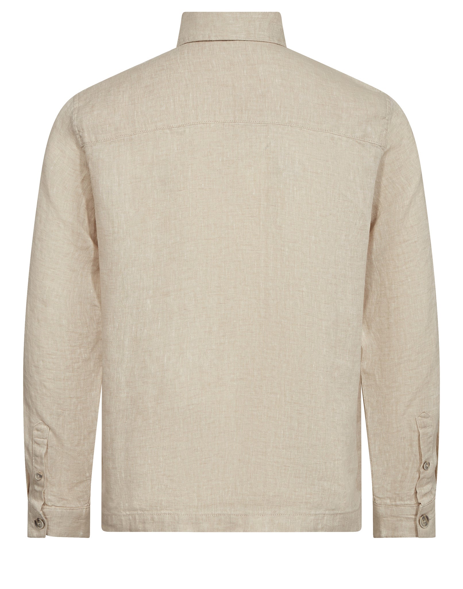 BS Davide Regular Fit Overshirt - Sand
