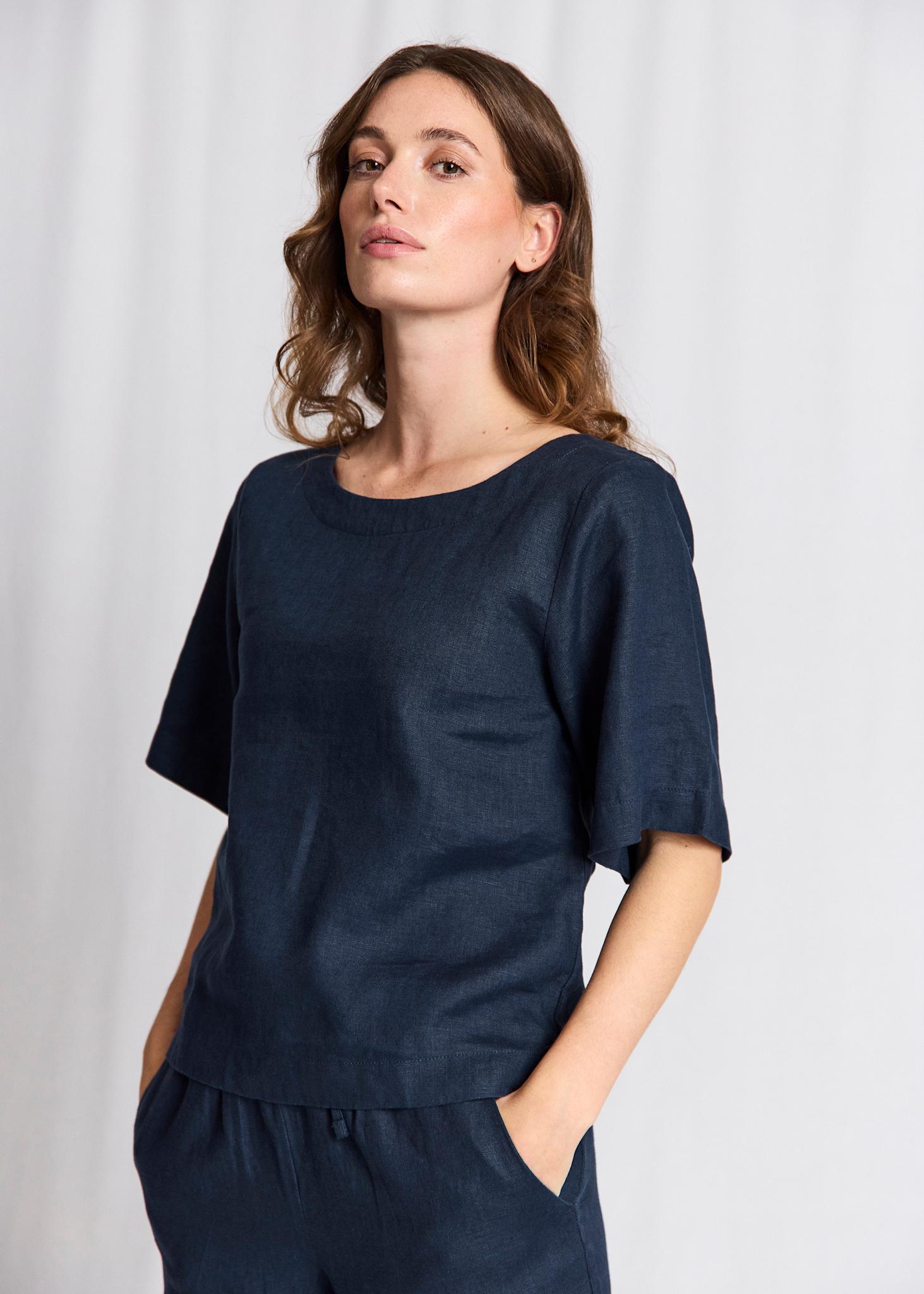 BS Lucianne Regular Fit Top - Navy